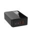 LDNIO A4809C GaN 100W PD Super Charging Desktop Charger Desktop Charger for Mobile Phone High Power Home Charger - Black